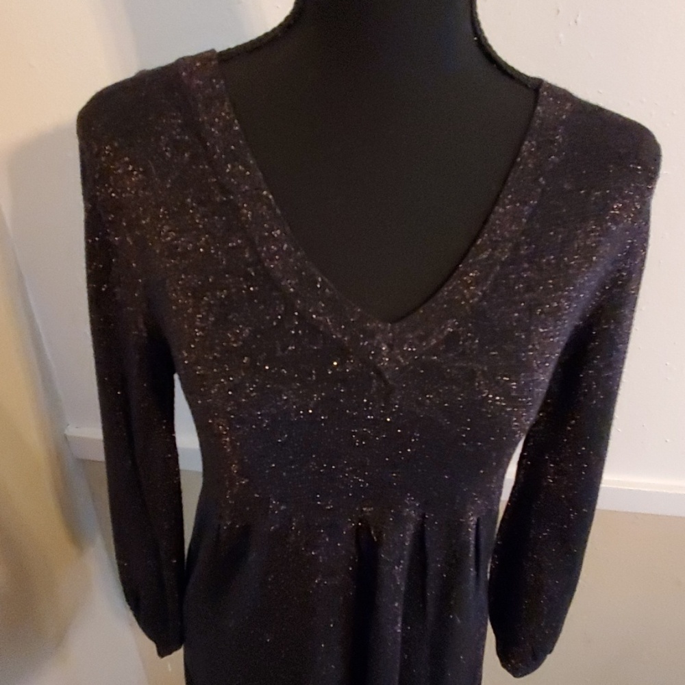 Black sparkly tunic